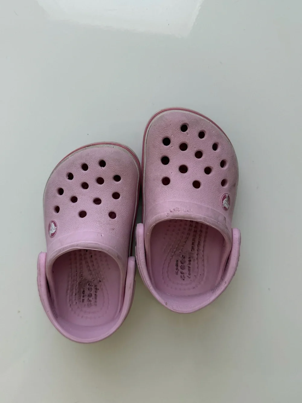 Pink Crocs Toddler Size C6